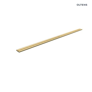 Oltens Langan Slim 70 maskownica odpływu prysznicowego liniowego złoto połysk/złoto szczotkowane 30018800