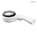 Oltens Pite Turbo syfon do brodzika 90 mm bez pokrywy z metalową flanszą 08004000