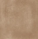 Matowa, kwadratowa płytka gresowa Marazzi ArtCraft Coccio MGSQ o wymiarach 20x20 cm. Ma surowy, lekko postarzany wygląd z widoczną ziarnistą strukturą w odcieniach głębokiego, rdzawego brązu, imitującą starzoną ceramikę.