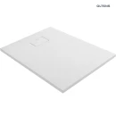 Oltens Bergytan brodzik 100x80 cm prostokątny RockSurface biały 15100000