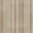 Strukturalna płytka gresowa Marazzi ArtCraft Sabbia Struttura 3D Bande 20x20 cm MGUH. Powierzchnia w ciepłym, piaskowym kolorze z wyraźnymi, pionowymi pasami tworzącymi efekt trójwymiaru. Matowe wykończenie o teksturze nawiązującej do naturalnej gliny.