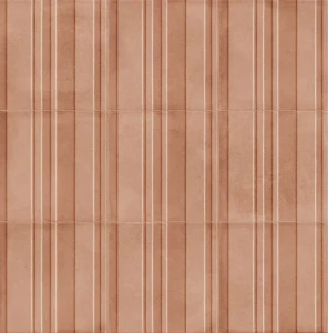 Marazzi ArtCraft Cotto Struttura 3D Bande 20x20 MGUR brązowa strukturalna płytka dekoracjna imitujaca beton z włoch