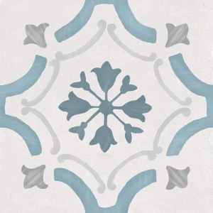 Peronda/Harmony Sirocco Blue Ornate 22,3x22,3 płytki gresowe patchwork