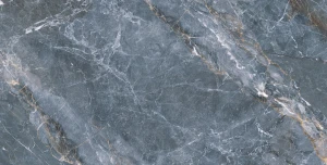 Prime Ceramics Euphoria Blue Matt Carving 60x120 PD-CN-EB-0001 ciemnoniebieski kamień z widocznymi przebarwieniami w stylu glamour