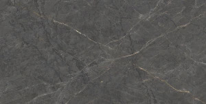 Prime Ceramics Lucca Nero Carving 60x120 PD-LA-LN-7001 grafitowy kamień z wyraźnymi przebarwieniami