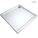 Oltens Superior brodzik 80x80 cm kwadratowy akrylowy biały 17002000