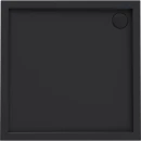 Oltens Superior brodzik 80x80 cm kwadratowy akrylowy czarny mat 17002300
