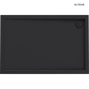 Oltens Superior brodzik 140x80 cm prostokątny akrylowy czarny mat 15004300