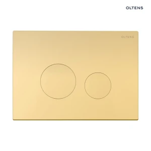 Oltens Lule przycisk spłukujący do WC złoty połysk 57102800