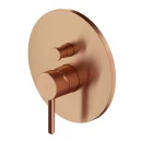Bateria wannowo-prysznicowa podtynkowa Omnires Y miedź szczotkowana Y1235CPB