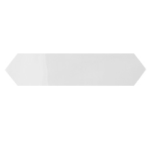 WOW Gradient Crayon White Gloss 4,3x24,5 płytka ścienna