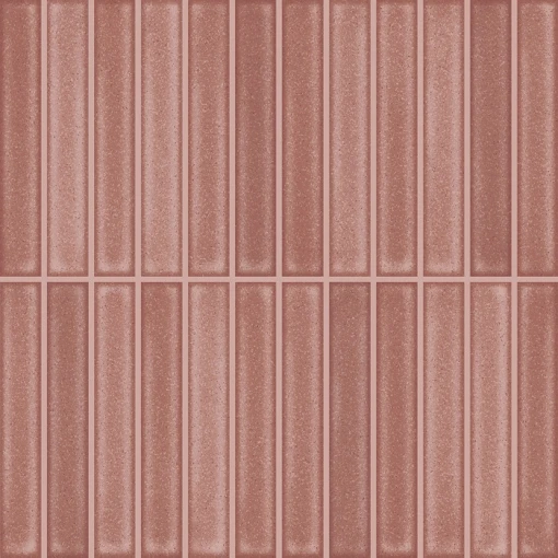 Strukturalna, lamelaowana płytka ścienna w czerwonym kolorze Peronda/Harmony Crisp Cherry 20x20