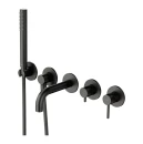 Bateria wannowa podtynkowa 5-otworowa Omnires Y grafit szczotkowany Y1237-1SGR