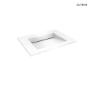 Zestaw Oltens Lun szafka podumywalkowa 60 cm z umywalką Stila LavaForm dąb/biały mat 68749060 - umywalka