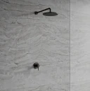 Zestaw prysznicowy podtynkowy z deszczownicą Omnires Y w kolorze - grafit szczotkowany SYSY36GR