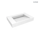 Zestaw Oltens Lun szafka podumywalkowa 80 cm z umywalką Stila LavaForm kaszmir/biały mat 68799900 - umywalka