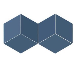 WOW Flow Diamond Blue 14x24 117353 płytka gresowa