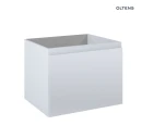Oltens Vernal umywalka z szafką 60 cm biały połysk/szary mat 68012700 - szafka