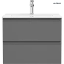 Oltens Vernal umywalka z szafką 60 cm grafit mat 68000400