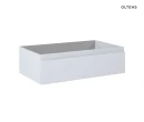 Oltens Vernal umywalka z szafką 80 cm biały/szary mat 68006700 - szafka