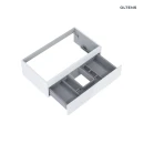 Oltens Vernal umywalka z szafką 80 cm biały połysk 68006000 - szafka