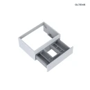 Oltens Vernal umywalka z szafką 60 cm czarny mat/szary mat 68005700 - szafka