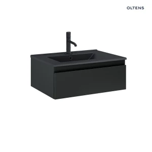 Oltens Vernal umywalka z szafką 60 cm czarny mat 68005300