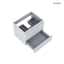 Oltens Vernal umywalka z szafką 80 cm szary mat 68001700 - szafka