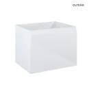 Oltens Vernal umywalka z szafką 60 cm czarny mat/biały połysk 68013000 - szafka