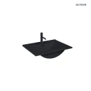 Oltens Vernal umywalka z szafką 60 cm czarny mat/szary mat 68013700 - umywalka