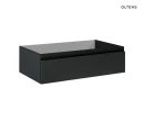 Oltens Vernal umywalka z szafką 80 cm czarny mat 68007300 - szafka