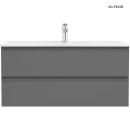 Oltens Vernal umywalka z szafką 100 cm grafit mat 68002400