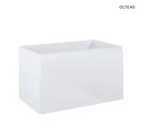 Oltens Vernal umywalka z szafką 80 cm czarny mat/biały połysk 68015000 - szafka