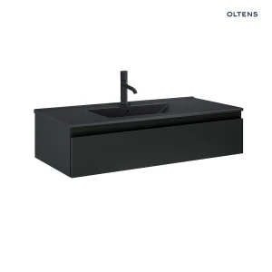 Oltens Vernal umywalka z szafką 100 cm czarny mat 68009300