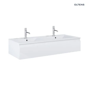 Oltens Vernal umywalka z szafką 120 cm biały połysk 68010000