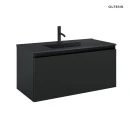 Oltens Vernal umywalka z szafką 100 cm czarny mat 68017300