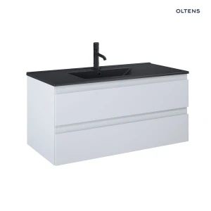 Oltens Vernal umywalka z szafką 100 cm czarny mat/szary mat 68038700
