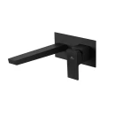 Noken Square 100264004- czarna matowa, jednouchwytowa, podtynkowa bateria umywalkowa o geometryczny designie