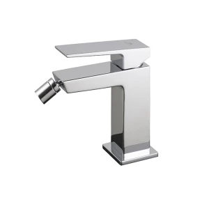 Noken Square chromowana jednouchwytowa stojąca bateria bidetowa 100263918