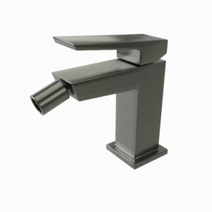 Noken Square stalowa szczotkowana jednouchwytowa stojąca bateria bidetowa 100359939
