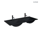 Oltens Vernal umywalka z szafką 120 cm czarny mat 68011300 - umywalka