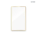 Oltens Nordlis lustro 60x100 cm prostokątne z oświetleniem od tyłu z matą grzewczą złoty 64111800
