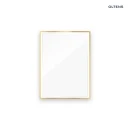 Oltens Nordlis lustro 60x80 cm prostokątne z oświetleniem od tyłu z matą grzewczą złoty 64115800