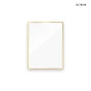 Oltens Nordlis lustro 60x80 cm prostokątne z oświetleniem z przodu z matą grzewczą złoty 64105800