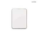Oltens Nordlis lustro 60x80 cm prostokątne z oświetleniem od tyłu z matą grzewczą mosiądz szczotkowany 64119510
