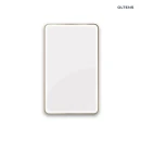 Oltens Nordlis lustro 60x100 cm prostokątne z oświetleniem od tyłu z matą grzewczą mosiądz szczotkowany 64120510