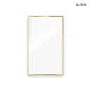 Oltens Nordlis lustro 60x100 cm prostokątne z oświetleniem z przodu z matą grzewczą złoty 64106800
