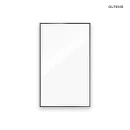 Oltens Nordlis lustro 60x100 cm prostokątne z oświetleniem z przodu z matą grzewczą czarny 64106300