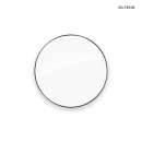 Oltens Nordlis lustro 80x80 cm okrągłe z oświetleniem z przodu z matą grzewczą czarny 64101300