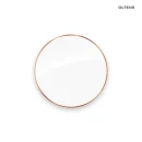 Oltens Nordlis lustro 80 cm okrągłe z oświetleniem od tyłu z matą grzewczą miedź szczotkowana 64109610